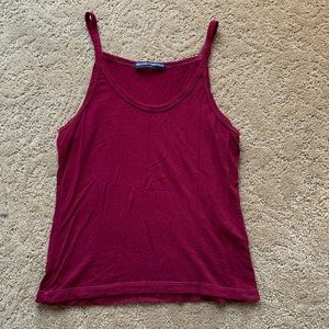 brandy melville maroon tank